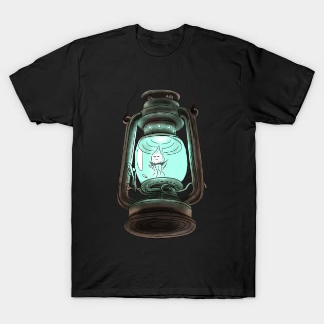 Wisp lamp T-Shirt by ggzeppe
